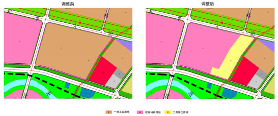梧桐湖新区凤凰大道以北华夏学院以东地块规划用地性质调整规划公示
