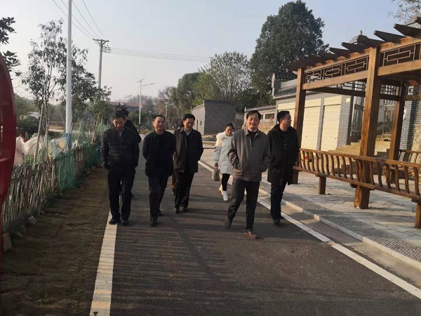 熊枝江到东沟镇调研美丽乡村建设