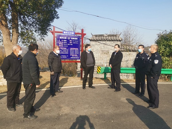 吴友安到太和镇检查疫情防控工作