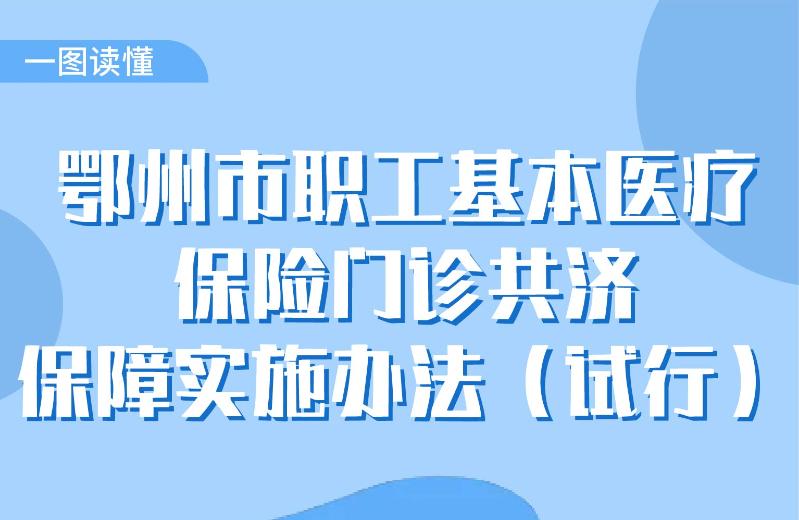 图解《市人民政府办公室关于印发鄂州市职工基本医疗保险门诊共济保障实施办法（试行）的通知》