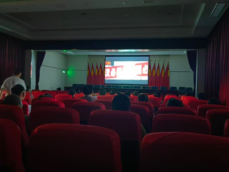 梁子湖区组织观看抗疫题材电影《中国医生》凝聚强国奋进力量