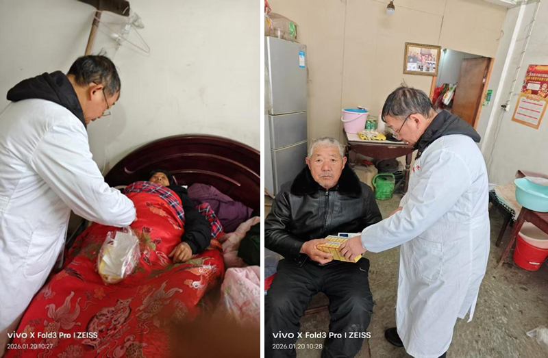 风雪中更显家医真情